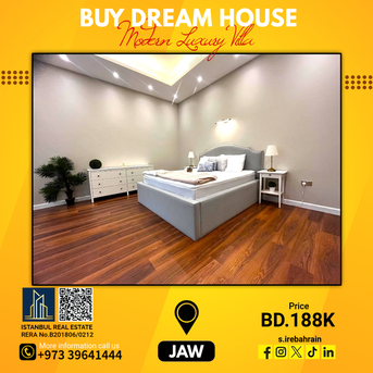 Manama, Villas, BHD 188000,  Furnished,  460 Sq. Meter,  Luxurious Modern Villa For Sale In Jaw - BD.188,000/-