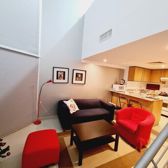 Salmiya, Apartments/Houses, KWD 350/month,  Furnished,  1 BR,  75 Sq. Meter,  Furnished Duplex Apartment In Salmiya, One Room, A Lounge, Annual Contracts