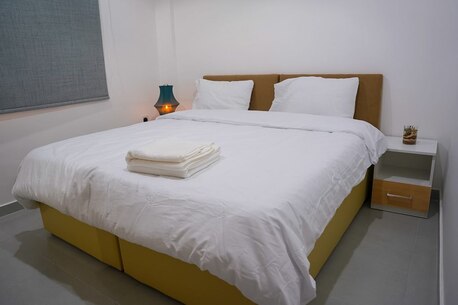 Salmiya, Apartments/Houses, KWD 500/month,  Furnished,  2 BR,  95 Sq. Meter,  Fully Furnished 2-bedroom Apartment With Roof For Rent In Salmiya