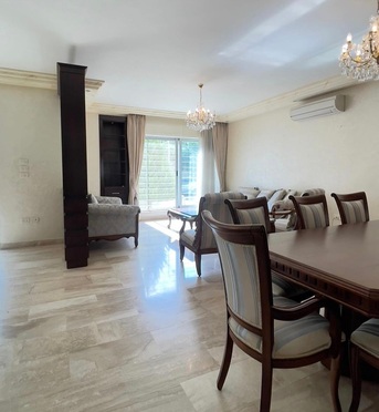 Amman, Apartments/Houses, JOD 22000/year,  Furnished,  3 BR,  Ground Fully Furinshed 3B Apartment With Outside Terrace In 5 Circle 00962777688956