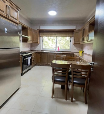 Amman, Apartments/Houses, JOD 22000/year,  Furnished,  3 BR,  Ground Fully Furinshed 3B Apartment With Outside Terrace In 5 Circle 00962777688956