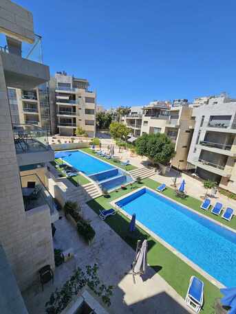 Abdoun, Apartments/Houses, JOD 10000/year,  Furnished,  2 BR,  Fully Furnished Two Bedroom Apartment With Baconly Sharing Pool In Abdoun 00962777688956