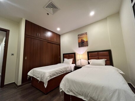 Salmiya, Apartments/Houses, KWD 900/month,  Furnished,  3 BR,  130 Sq. Meter,  For Rent In Salmiya, 3 Fully Furnished Rooms, Large Hall, Fully Equipped Kitchen