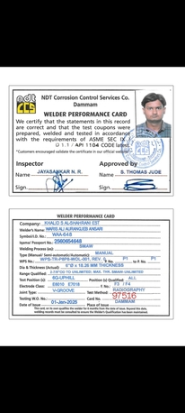 Dammam, Job Seekers, Welder