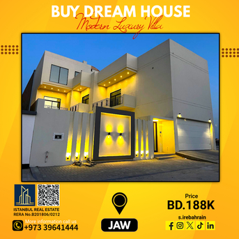 Manama, Villas, BHD 188000,  Furnished,  460 Sq. Meter,  Luxurious Modern Villa For Sale In Jaw - BD.188,000/-