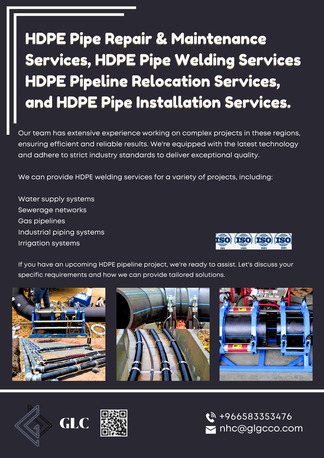 Yanbu, Construction, HDPE (Pipe) Welding And Installation Services In Saudi Arabia