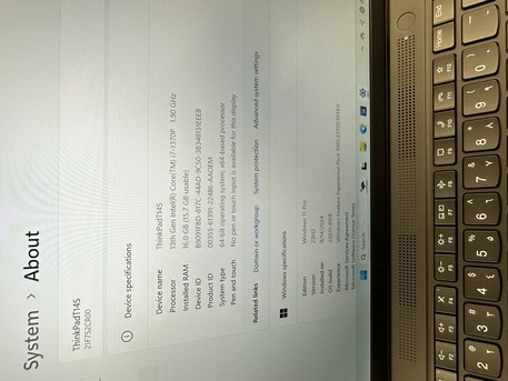  , SAR 3400,  Lenovo Thinkpad T14s Gen 4 Core I7 13th Gen 16Gb/512ssd New, 1