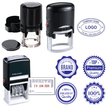 Salmaniya, Printing, Self Ink Office Stamps Only 8BD