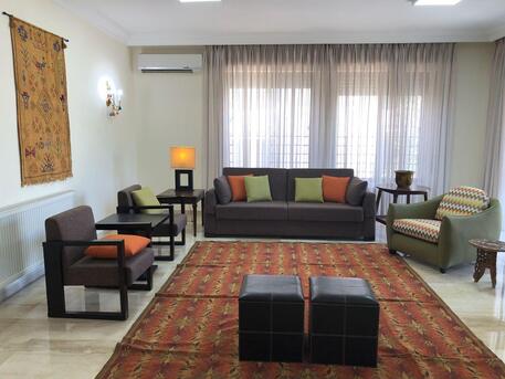 Amman, Apartments/Houses, JOD 14000/year,  Furnished,  3 BR,  Fully Furnished 3B Apart With Baconly In 5 Circle 00962777688956