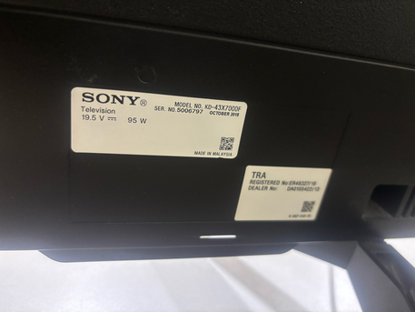 Olaya, Appliances, SAR 1050,  Sony 43