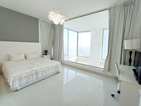 Juffair, Apartments, Flats, Houses & Villas, BHD 500/month,  Furnished,  1 BR,  Spectacular 1 BR Duplex