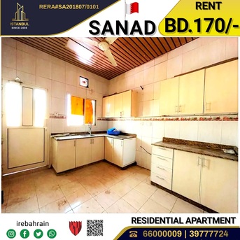 Sanad, Apartments/Houses, BHD 170/month,  2 BR,  Residential Flat For Rent In Sanad , Behind Bahrain Pride