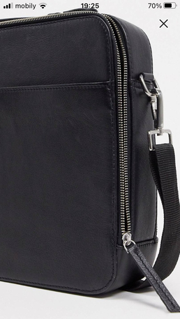 Dammam, Computers, SAR 150,  New MEN Black Leather Work Bag