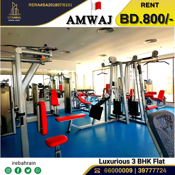 Amwaj, Apartments/Houses, BHD 800/month,  Furnished,  3 BR,  Fully Furnished Luxury Apartemnt For Rent In Amwaj Island - With EWA