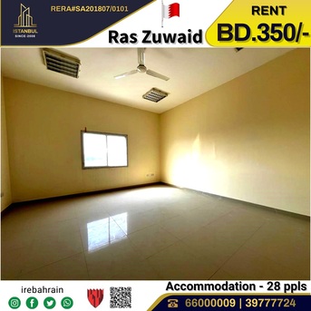 Asker, Shops, BHD 350,  Labour Accommodation (28 People ) For Rent In Ras Zuwaid