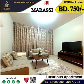 Amwaj, Apartments/Houses, BHD 750/month,  Furnished,  2 BR,  Fully Furnished Luxury Apartment For Rent In Marassi Park - Including EWA