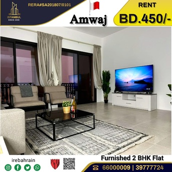 Amwaj, Apartments/Houses, BHD 450/month, Furnished, 2 BR, Fully Furnished Luxury Apartment For Rent In Meena -7 Tower, Amwaj Island