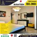 BHD 360/month,  Furnished,  2 BR,  Fully Furnished Luxury Apartment In Busaiteen - Including EWA