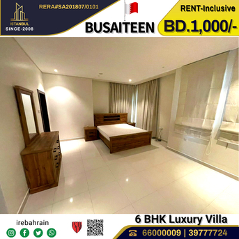 Busaiteen, Villas, BHD 1000,  Furnished,  Fully Furnished Luxury Villa For Rent In Busaiteen  -   Including EWA