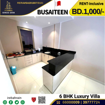 Busaiteen, Villas, BHD 1000,  Furnished,  Fully Furnished Luxury Villa For Rent In Busaiteen  -   Including EWA