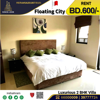 Amwaj Islands, Apartments/Houses, BHD 600/month,  Furnished,  2 BR,  Beautiful Fully Furnished Luxury Villa In Flaoting City, Amwaj Island