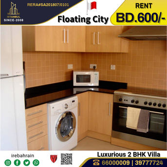 Amwaj Islands, Apartments/Houses, BHD 600/month,  Furnished,  2 BR,  Beautiful Fully Furnished Luxury Villa In Flaoting City, Amwaj Island