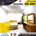 BHD 300/month,  Furnished,  2 BR,  Fully Furnished Apartment In Manama, Near Al Shifa Hospital - Including EWA