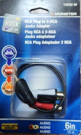 Jubail, Electronics, SAR 25,  Monster Subwoofer Y-splitter