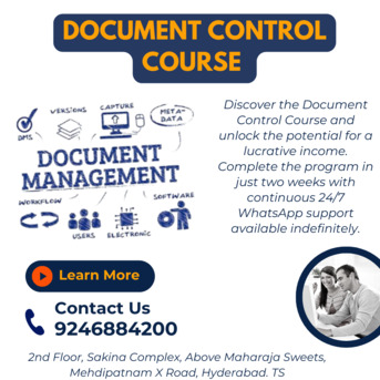 Dubai, Lessons Offered, Document Controller Training