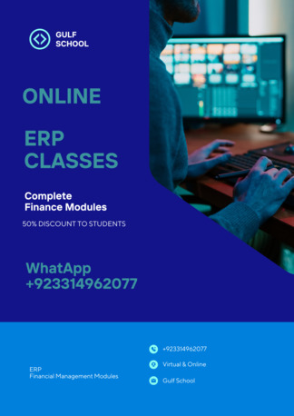 Riyadh, Lessons Offered, Lessons /Training ERP Finance Module (Online Program)