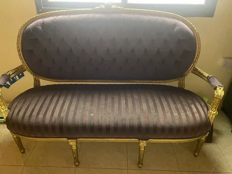 Muharraq, Household Items, BHD 8,  Sofa Set With 4 Chairs In Brown Colour