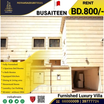 Busaiteen, Villas, BHD 800,  Furnished,  Fully Furnished Luxury Villa For Rent In Busaiteen