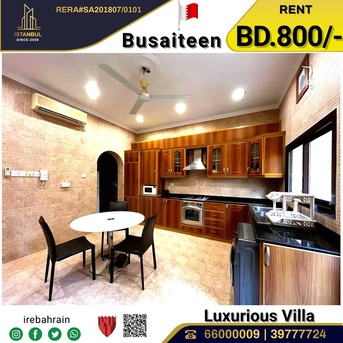 Busaiteen, Villas, BHD 800,  Furnished,  Fully Furnished Luxury Villa For Rent In Busaiteen