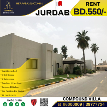 Sanad, Villas, BHD 550,  Semi Furnished 3 BHK Luxury Villa For Rent In Jurdab