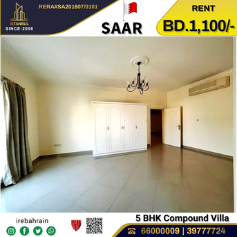 Saar, Villas, BHD 1100,  Semi Furnished Luxurious Garden Villa For Rent In Saar