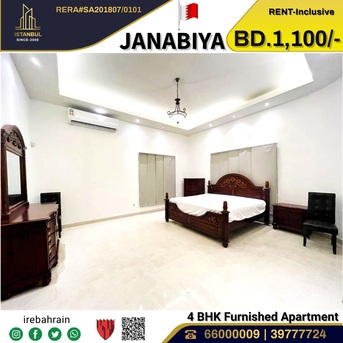 Janabiya, Villas, BHD 1100, Furnished, Fully Furnished Luxury Villa For Rent In Janabiya, Near Mercado Mall -with EWA