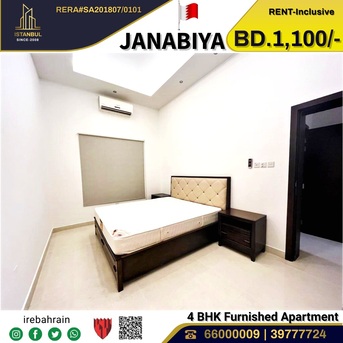 Janabiya, Villas, BHD 1100, Furnished, Fully Furnished Luxury Villa For Rent In Janabiya, Near Mercado Mall -with EWA