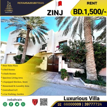 Zinj, Villas, BHD 1500,  Beautiful Luxury Villa For Rent In Zinj, Near Hala Plaza