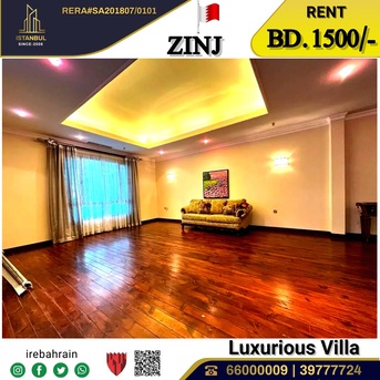 Zinj, Villas, BHD 1500,  Beautiful Luxury Villa For Rent In Zinj, Near Hala Plaza