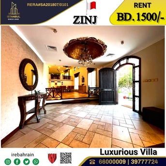 Zinj, Villas, BHD 1500,  Beautiful Luxury Villa For Rent In Zinj, Near Hala Plaza