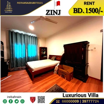 Zinj, Villas, BHD 1500,  Beautiful Luxury Villa For Rent In Zinj, Near Hala Plaza