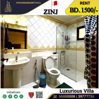 Zinj, Villas, BHD 1500,  Beautiful Luxury Villa For Rent In Zinj, Near Hala Plaza