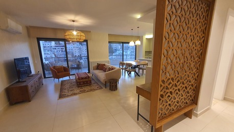 Amman, Apartments/Houses, JOD 17000/year,  Furnished,  2 BR,  Brandnew Fully Furnished 2B Apart With Big Baconly In Jabal Webdeh 00962777688956