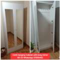 BHD 23,  ✅️ Cloth Hanging Cabinet With Long Mirror For Sale In Good Condition With Delivery