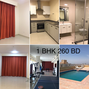 Sanabis, Apartments/Houses, BHD 240/month,  1 BR,  Semi Furnished, Inclusive EWA. Furnished 2 BHK 330 BD. Seef, Burhama(Sanabis)Benny..
