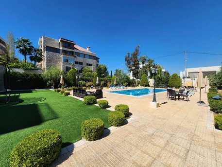 Abdoun, Apartments/Houses, JOD 17000/year,  Furnished,  3 BR,  Semi Furnished 3B Apart With Sharing Pool ,gardens In Abdoun 00962777688956