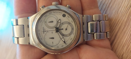 Paris, Jewelry, 490,  Swatch Chronograph Watch Big Dial 40mm For Men Original Swiss Made