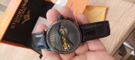 Paris, Watches, 960,  Sturling Original Mechanical Watch  NEW - Manual Winding Big Dial 44mm For Men