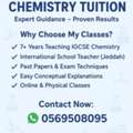 IGCSE Chemistry  Tuition Available