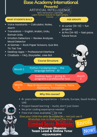 Dubai, Lessons Offered, Python For Kids
